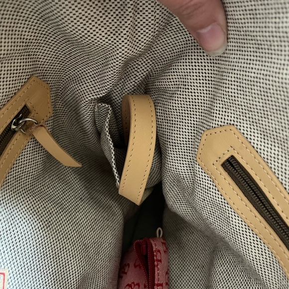 Dooney & Bourke Vintage Pink/Red Monogrammed Medium Shopper Purse Tote NWT - Picture 8 of 10